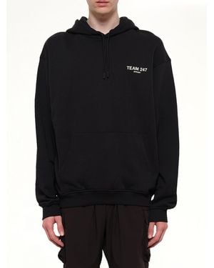 Represent Team 247 Oversized Hoodie - Black