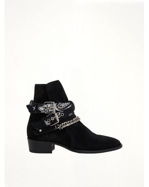 Amiri Bandana Boots - Black
