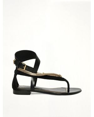 Lanvin Flat Sandal - Black