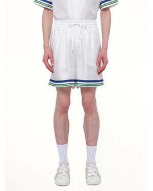 CASABLANCA Kawaii Tennis Boy Shorts - White