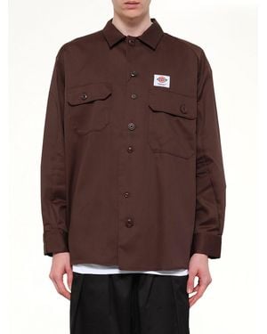 Undercover Dickies X Uc Ls Shirt - Brown