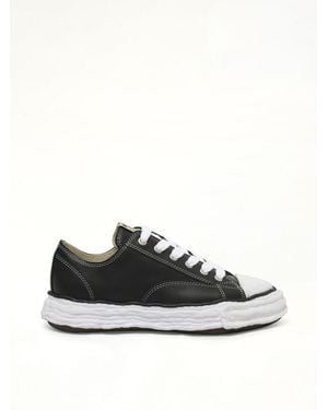 Maison Mihara Yasuhiro Peterson 23 Og Low Leather Trainers, 100% Leather - Black