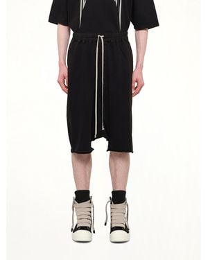Rick Owens Heavy Jersey Drawstring Pods - Black