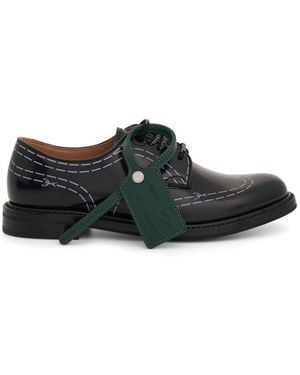 Off-White c/o Virgil Abloh X Churches Shannon Shoes, 100% Calf Leather - Black
