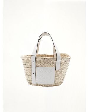 Loewe Small Basket Bag - White