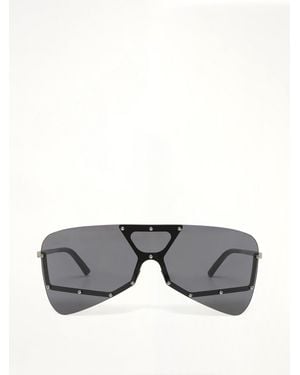 Rick Owens Tower Temple Sunglasses - Gray