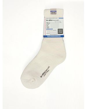 Maison Mihara Yasuhiro Instrumental 3 Pairs Socks - White