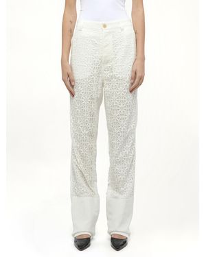 Loewe Lace Fisherman - White