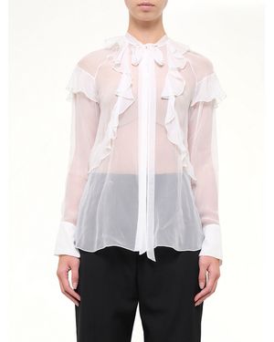 Givenchy Long Sleeve Top - White
