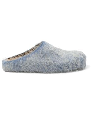 Marni Fussbett Sabot Mule Sandals, 100% Rubber - Grey
