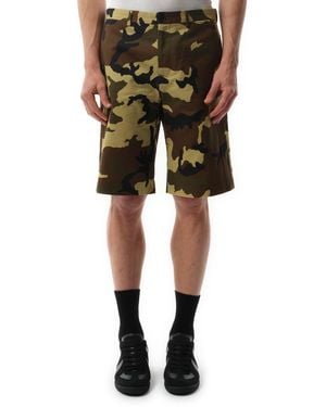 Givenchy Camo Bermuda - Green