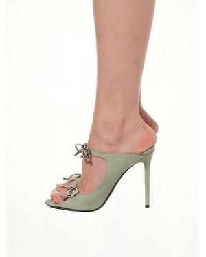 Balenciaga Leather Sandals, , 100% Leather - Multicolour