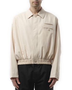 Jacquemus Le Blouson Melao, 100% Cotton - Natural