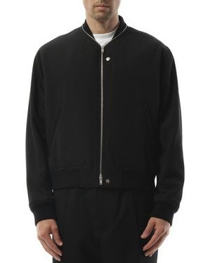 Jil Sander Zip Bomber Jacket - Black