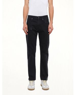 McQ Taped Slim Fit Jeans - Black