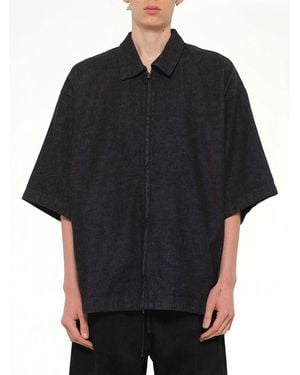 Fear Of God Full Zip Work Shirt - Black