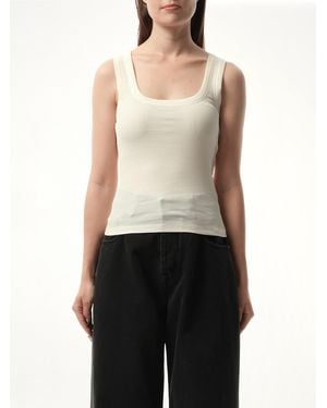 Jacquemus Le Debardeur Gros Grain - White