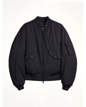 Y-3 Nylon Bomber Jacket - Blue