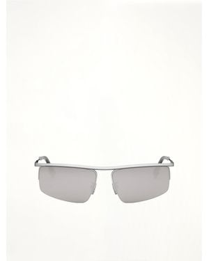 Fendi Fe40141U 6017C Metal Sunglasses - White