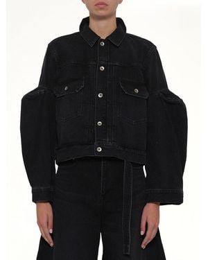 Sacai Denim Jacket - Black
