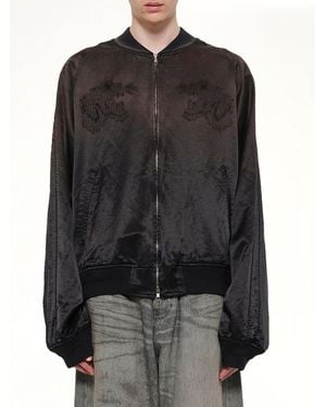 Doublet Threadless Air Embroidery Souvenir Jacket - Black