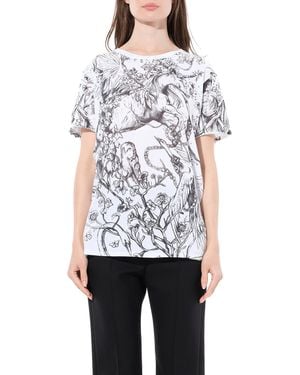 McQueen Unicorn Dreams T-Shirt, , 100% Cotton - White
