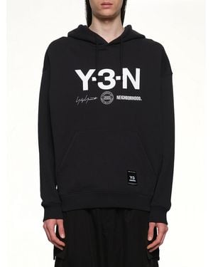 Y-3 X Nbhd Graphic Hoodie - Black