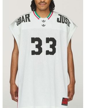 Willy Chavarria X Adidas X Chavarria Jabbar Basketball Jersey, 100% Recycled Polyester, Size: Small - White