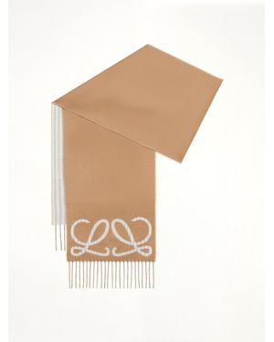Loewe 28X180 Cashmere Scarf - White