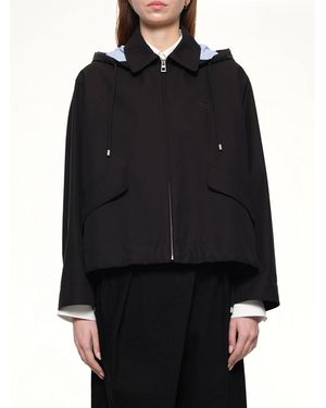 Loewe Hooded Parka - Black