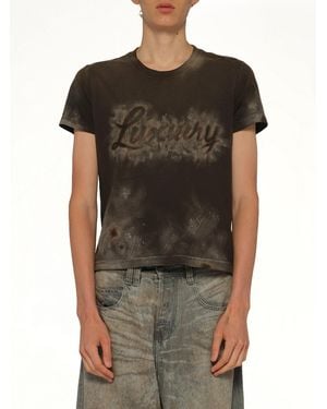 Doublet Luxuary Mud Paint T-Shirt - Black