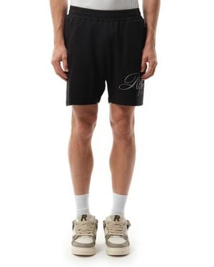 Represent Owners Club Script Mesh Shorts - Black