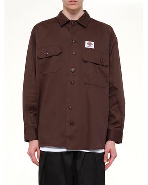 Undercover Dickies X Uc Ls Shirt - Brown