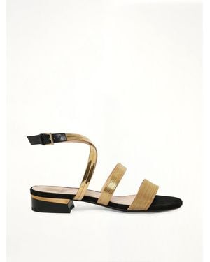 Lanvin Flat Sandal W/ Chain - Black