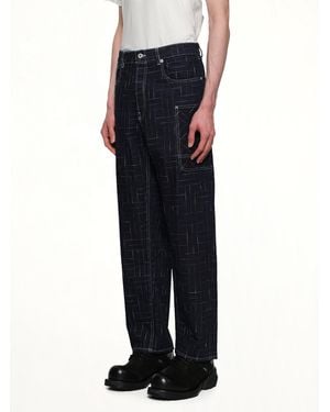 KENZO Off- Paris Cargo Monkey Fit Jeans in Natural for Men | Lyst