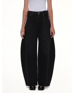 Sacai Barrel Denim Trousers - Black