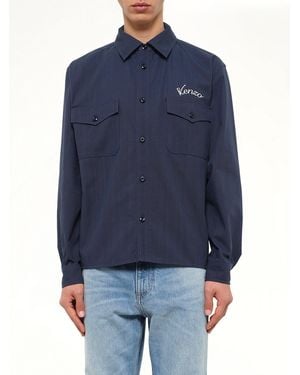 KENZO Varsity Overshirt - Blue