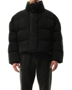 Entire studios Mml Puffer Jacket, Long Sleeves, 100% Cotton - Black