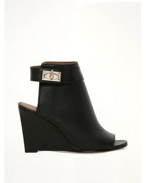 Givenchy Wedge Shark Sandal - Black