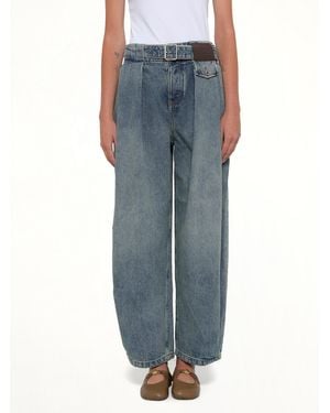 Loewe Belted Jeans Af - Blue