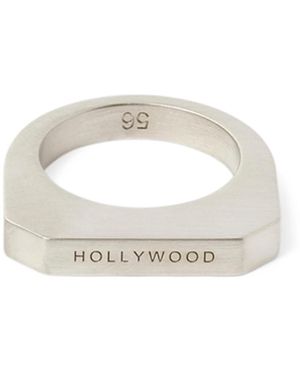 Rick Owens Hollywood Ring, 100% Brass - Metallic
