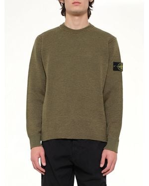 Stone Island 5100015 Crew Neck - Green
