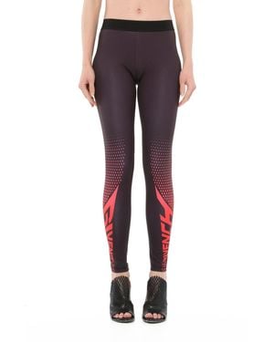スパッツ・レギンス Givenchy Monogram Tulle Leggings Givenchy logo-pattern Leggings | Black | FARFETCH
