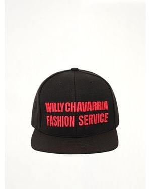 Willy Chavarria Chavarria Fashion Service Cap - Red
