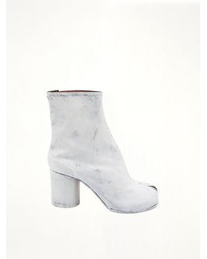 Maison Margiela Tabi Bianchetto Ankle Boots 8Cm Heel - White