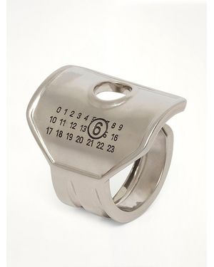MM6 by Maison Margiela Key Ring - Grey