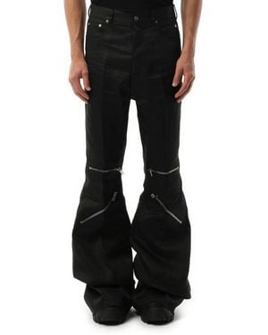 Rick Owens Bolan Cargo, 100% Linen - Black
