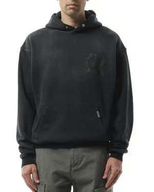 Represent X Belstaff Outline Phoenix Hoodie, Long Sleeves, 100% Cotton, Size: Small - Black