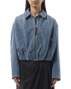 Loewe Draped Jacket - Blue