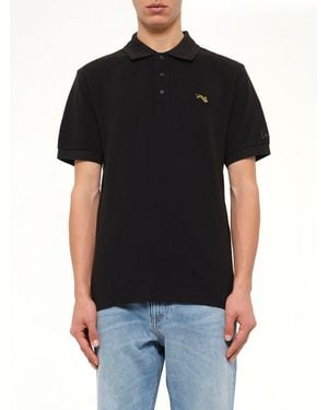 KENZO Gots Jumping Tiger Slim Polo - Black